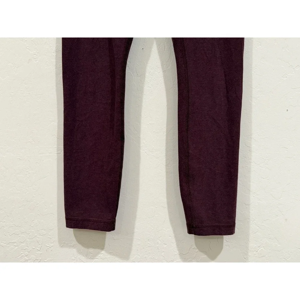Lululemon Align High-Rise Pant 25 Nulu Leggings Dark Red Plum Heathered Womens